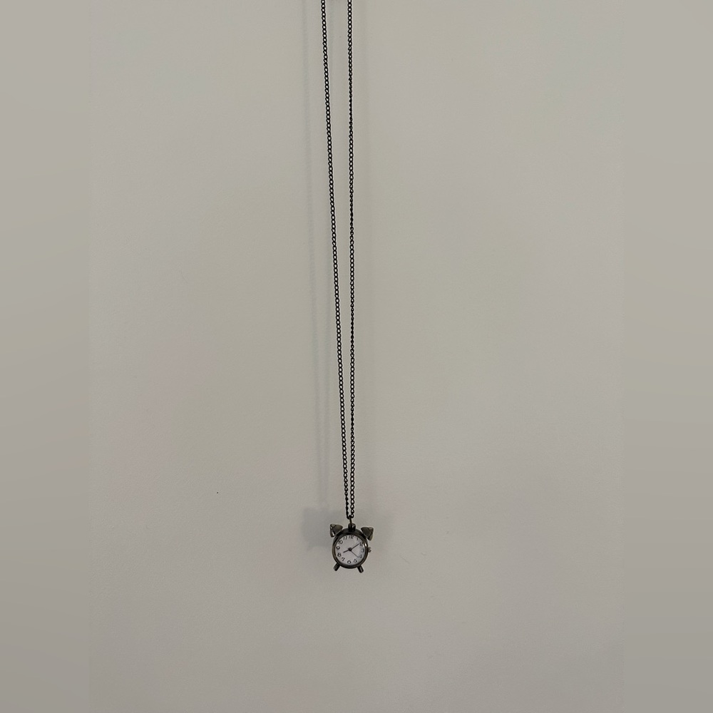 Clock necklace
